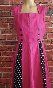 PINK PIN UP DRESS